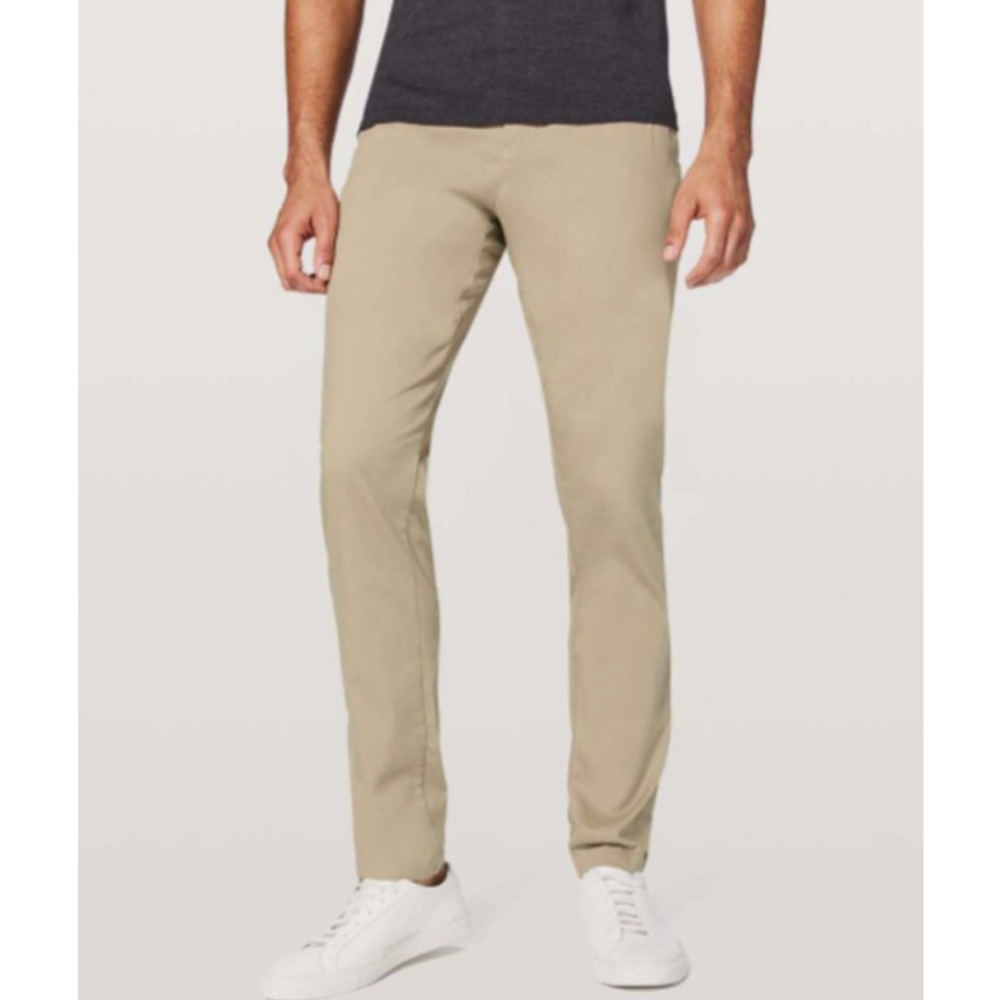 Lululemon Pants Mens 36 Beige Swift Cotton Commission Stretch Golf Chino